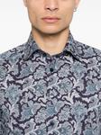 ETRO рубашка с принтом пейсли, синий - фото 5