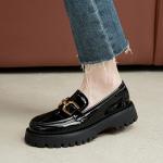 Лоферы женские низкие черный Cameido - фото 3