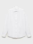 Хлопковая рубашка Regular Fit Mango, White - фото 3