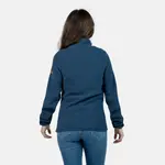 PADRU W Izas женский флис, темно-синий/оранжевый - фото 4