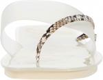 Ботинки Sam Edelman Women's Skye Flip Flop Sandal, Clear/Black/White Frosted Vinyl/Python Print - фото 6