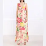 Платье с добавлением шелка Blugirl, мультиколор - фото