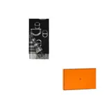 Вязаный шарф унисекс Hermes, черный/серый - фото 3