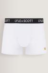 Нижнее белье белые боксеры Miller 5 шт Lyle & Scott, белый - фото 2