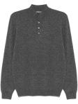 Corneliani меланжевый свитер, серый - фото