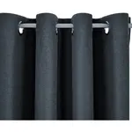 Шторы с люверсами, 1 шт. Heine Home, антрацит - фото 3