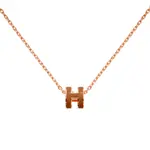 HERMES Колье POP H Collection Rose Gold-Plated Metal - фото 6