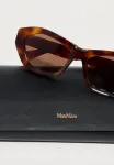 Солнцезащитные очки кейт Max Mara, Dark Brown - фото 3