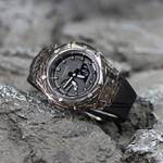 Часы Casio G-Shock Analog-Digital 2100 Series, арт. GA-2100-1A1, черный прозрачный/черный - фото 4