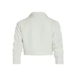 Блейзер Vila Her Bin Cropped, белый - фото 4