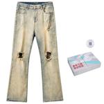 Джинсы унисекс Xinyinsu, желтый - фото 20