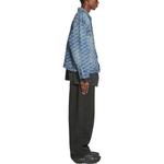 Куртка bb monogram large fit jacket 'blue' Balenciaga, синий - фото 4