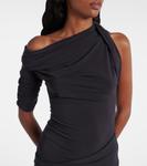 Драпированное джемпер-миниплатье Jacquemus, Dark Navy - фото 4