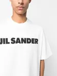 Футболка с логотипом JIL SANDER, белый - фото 5