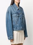 Acne Studios джинсовая куртка оверсайз, синий - фото 3