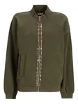 Декорированный бомбер на молнии LIU JO, зеленый - фото