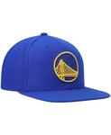 Мужская кепка Snapback Royal Golden State Warriors Ground 2.0 Mitchell & Ness - фото 4