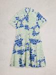 Платье-рубашка Ria с абстрактным цветочным принтом White Stuff, Blue/Multi - фото 5
