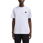 Футболка с аппликацией логотипа Moncler, белый - фото 4