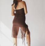 Платье Dance The Night коричневого цвета Emory Park - фото 2