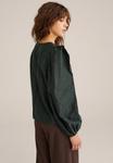 Блуза WE Fashion Blouse, Dark Green - фото 3