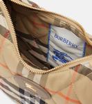 Сумка через плечо Horseshoe Small Check Burberry, песочный - фото 3