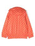 Mini Rodini куртка с капюшоном и принтом, оранжевый - фото 2