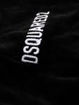 Dsquared2 халат с вышитым логотипом, черный - фото 3