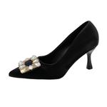 Туфли женские на высоком каблуке Xingdiman, черный - фото 4