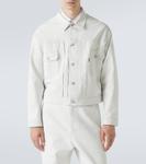 Левис оверсайз джинсовая куртка Junya Watanabe, Off White - фото 3