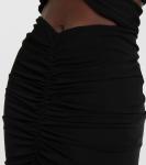 Женское платье с вырезами из джерси Blumarine, черный - фото 5