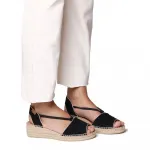 Сандалии Toni Pons Bilda esparto wedge, черный - фото 4