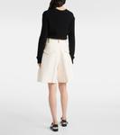 Хлопковые бермуды Jil Sander, Eggshell - фото 3