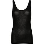 Майка женская черная Saint Laurent - фото