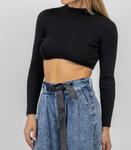 Underbust Mock Crop In Midnight OLIVACEOUS, Midnight - фото 4