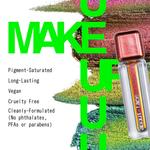 Тени для век Holographic Eye Paint about-face, Total Eclipse (orange red) - фото 4