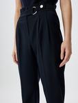 Брюки Koton Regular Pleated Pants, темно-синий - фото 2