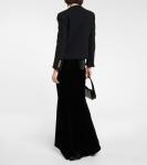 Твидовый пиджак Saint Laurent, синий - фото 3