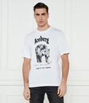 Футболка мужская Iceberg с принтом, белый - фото