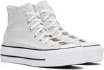 Серые высокие кеды Chuck Taylor All Star Lift Platform Converse, Barely Grey/White/Black - фото 4