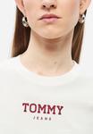 Футболка Tommy Jeans ESSENTIAL LOGO TEE UNISEX, Ecru/Off-White - фото 8