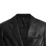 Coach Мужская кожаная куртка FW23, черная - фото 6