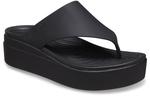 Шлепанцы (WMNS) Crocs Brooklyn Flip 'Black', черный - фото 4
