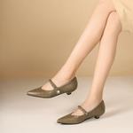 Туфли женские на высоком каблуке Vedullar, хаки - фото 10