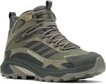 Походная обувь Merrell Moab Speed 2 Mid GTX, оливковый - фото