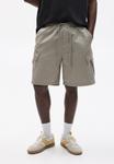 Шорты BERMUDA PULL&BEAR, серый - фото