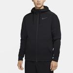 Куртка Nike Therm logo Training Hooded Jacket Black, черный - фото 4