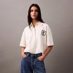 Женская поло Calvin Klein, синий - фото 11