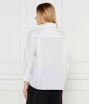 Рубашка женская Marella Кетч декорированная цветком, белый - фото 3