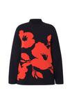 Джемпер Ulla Popken FLORAL TURTLENECK , Marine/Dark Blue - фото 6